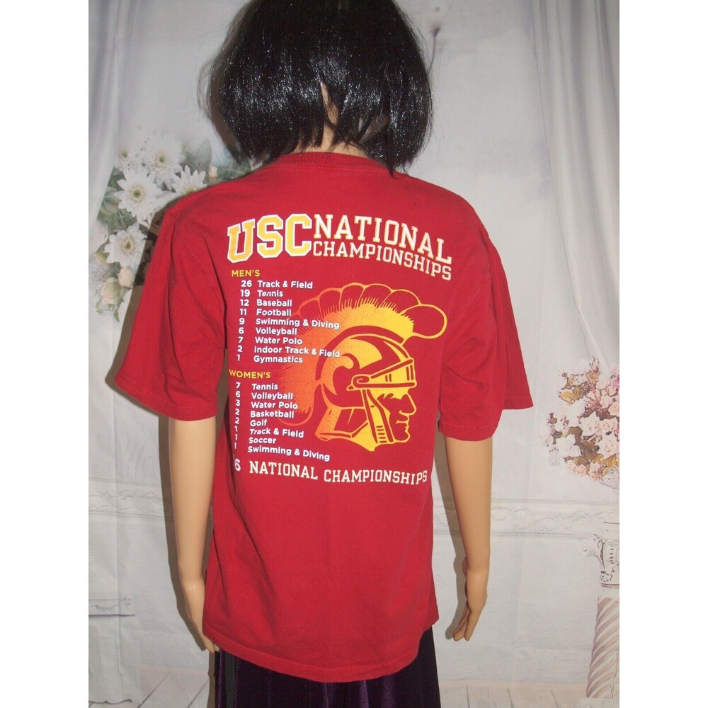 USC Trojans NCAA 2-Sided T-Shirt L Our Heritage is Victory 2014 Unisex Adult